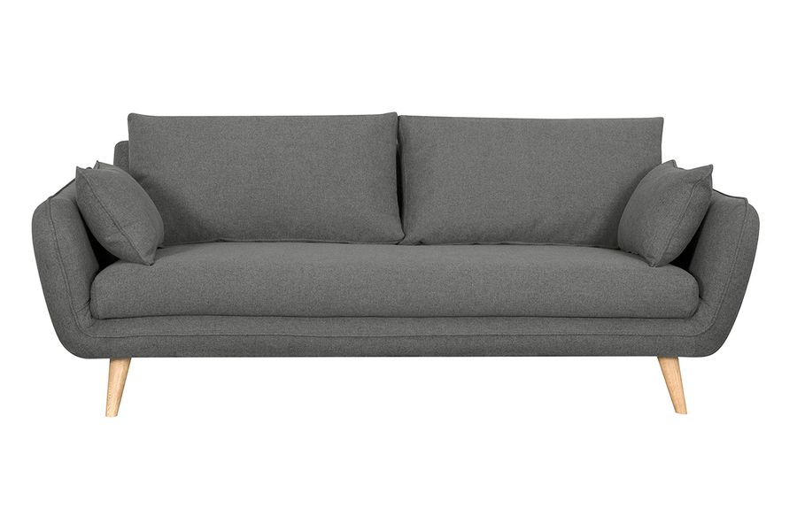 Divano scandinavo 3 posti antracite CREEP