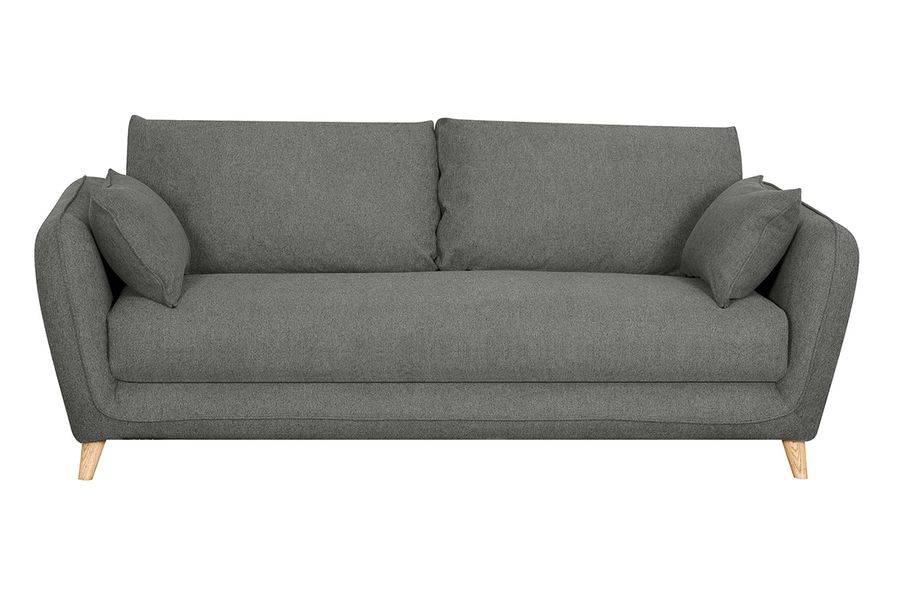 Divano scandinavo 3 posti grigio antracite CREEP