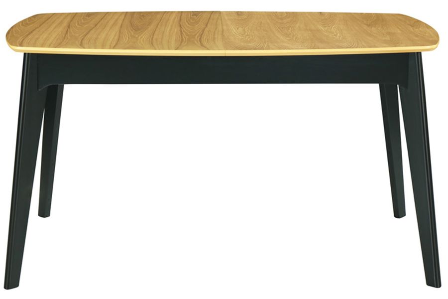 Tavolo estensibile legno e nero  L140-180 cm MEENA