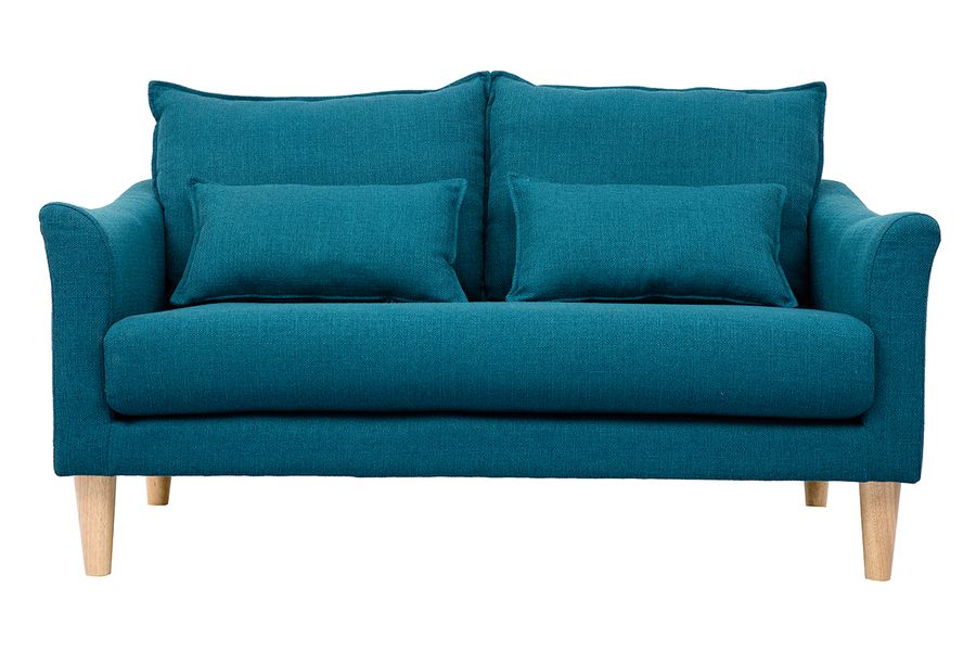 Design-Sofa 2 Plätze Entenblau KATE