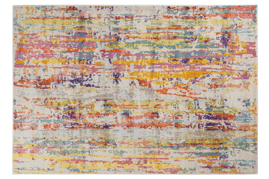 Tapis rectangulaire multicolore 160 x 230 cm DOJA