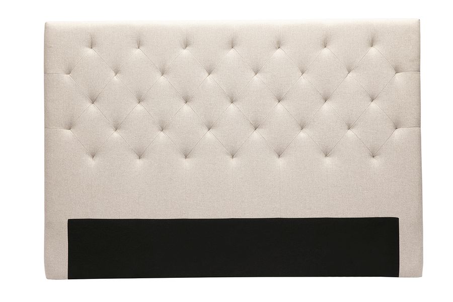 Bettkopfteil, naturfarbener Stoff, 160 cm ENGUERRAND