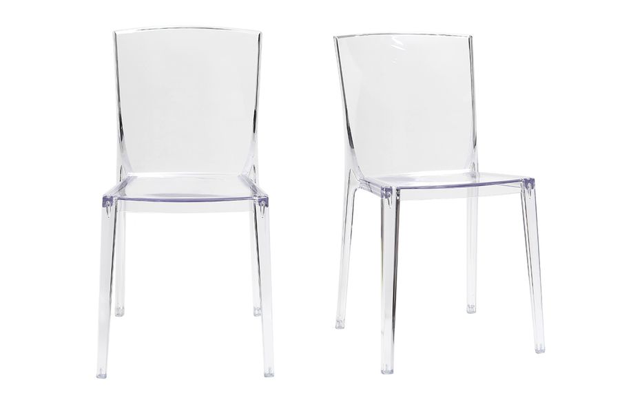 Sedie design trasparenti set di 2 ISLAND