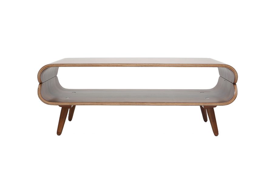 Design-Couchtisch Nussbaum TAKLA