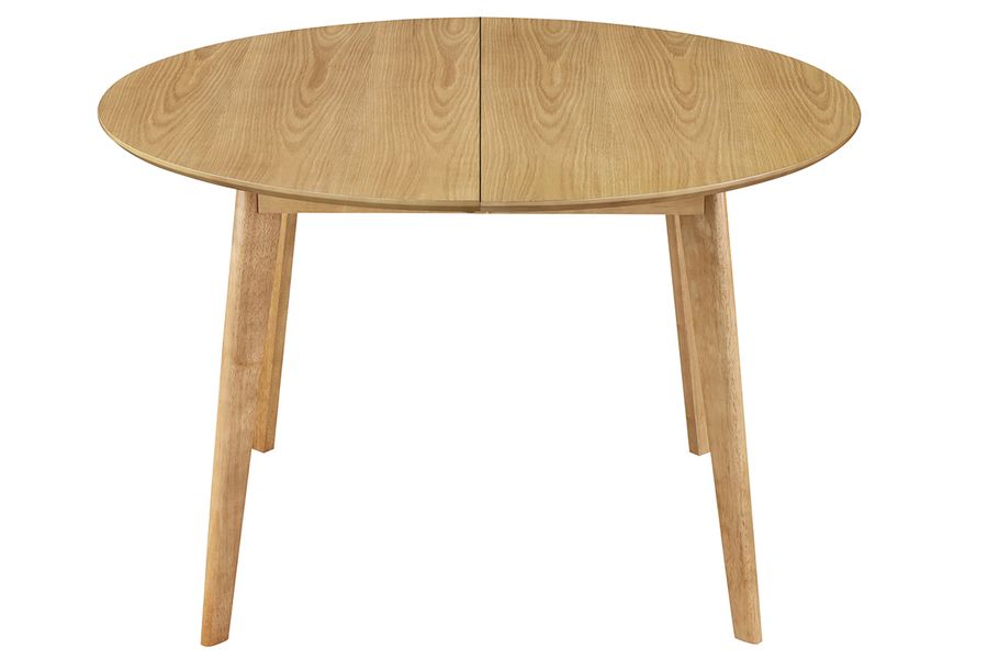 Design-Esstisch rund ausziehbar Eiche L120-150 LEENA
