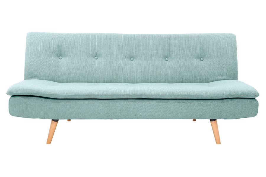 Sofá convertible diseño escandinavo 3 plazas azul lago SENSO